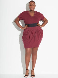 Plus Size Knit Skirts For Women