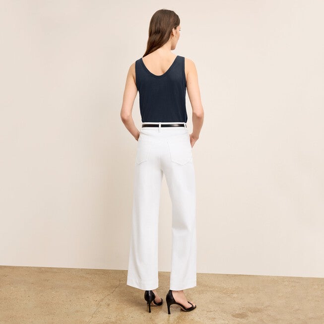 Wyatt Tank - Organic Cotton Slub, Dark Navy / Navy, alternate image number 1