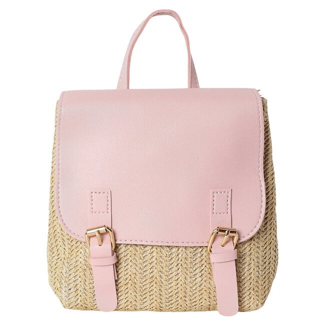 Haute Sauce Women's Rattan Sling Bag, Pink / Pink, hi-res image number null