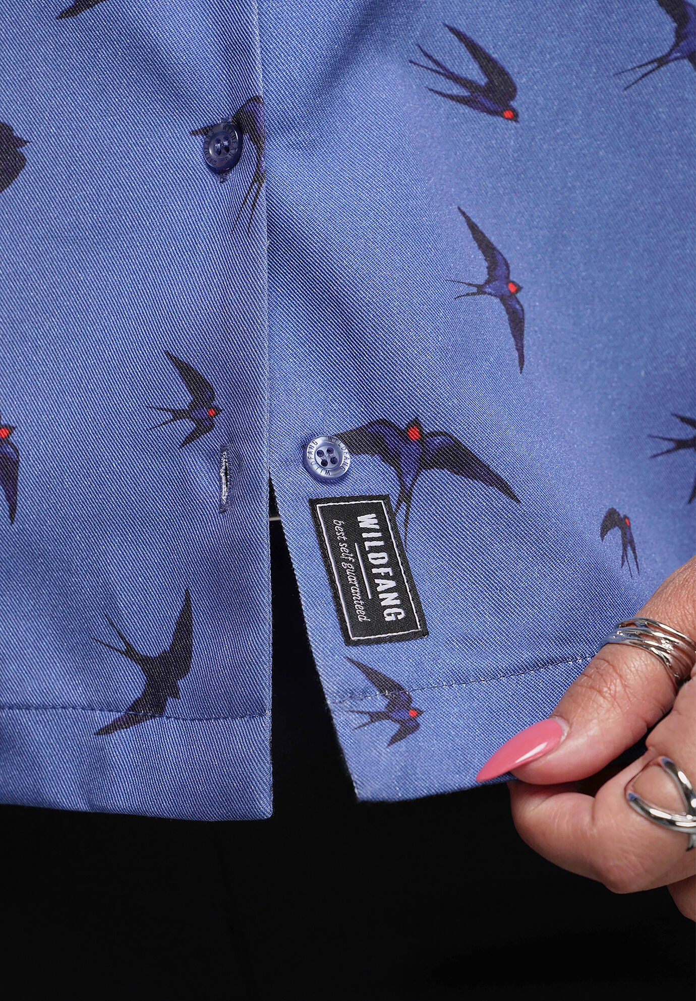 The Everyday Camp Button Up, SWIFT OXFORD BLUE / Dusty Blue, alternate image number 4