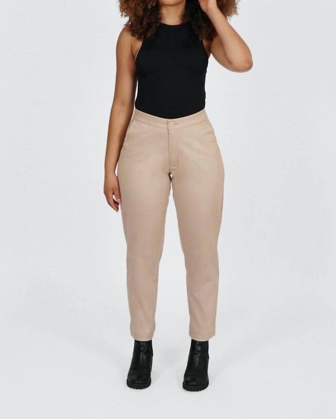 CROP PANT IN BEIGE, Beige / Beige, hi-res image number null