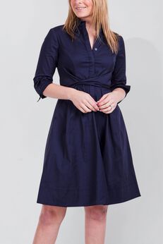 Annick - Tessa Shirt Dress Twist Waist Tie Pockets