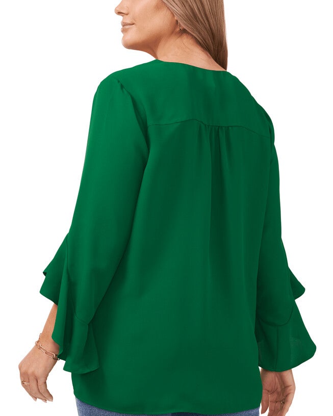 Natalie Flutter Sleeve Tunic, , alternate image number null