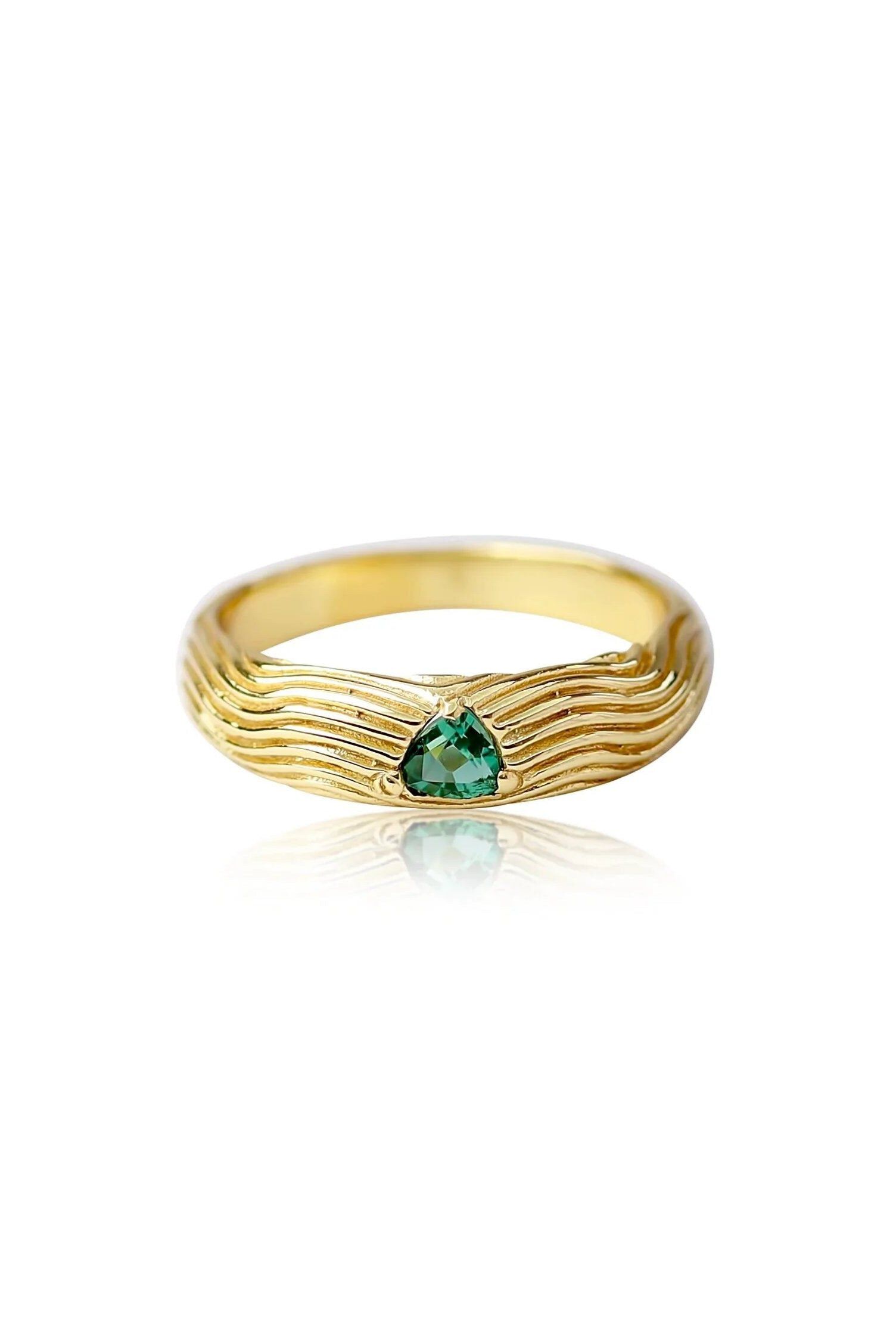 The Oasis Ring | Gold, Gold / Gold, hi-res image number 0