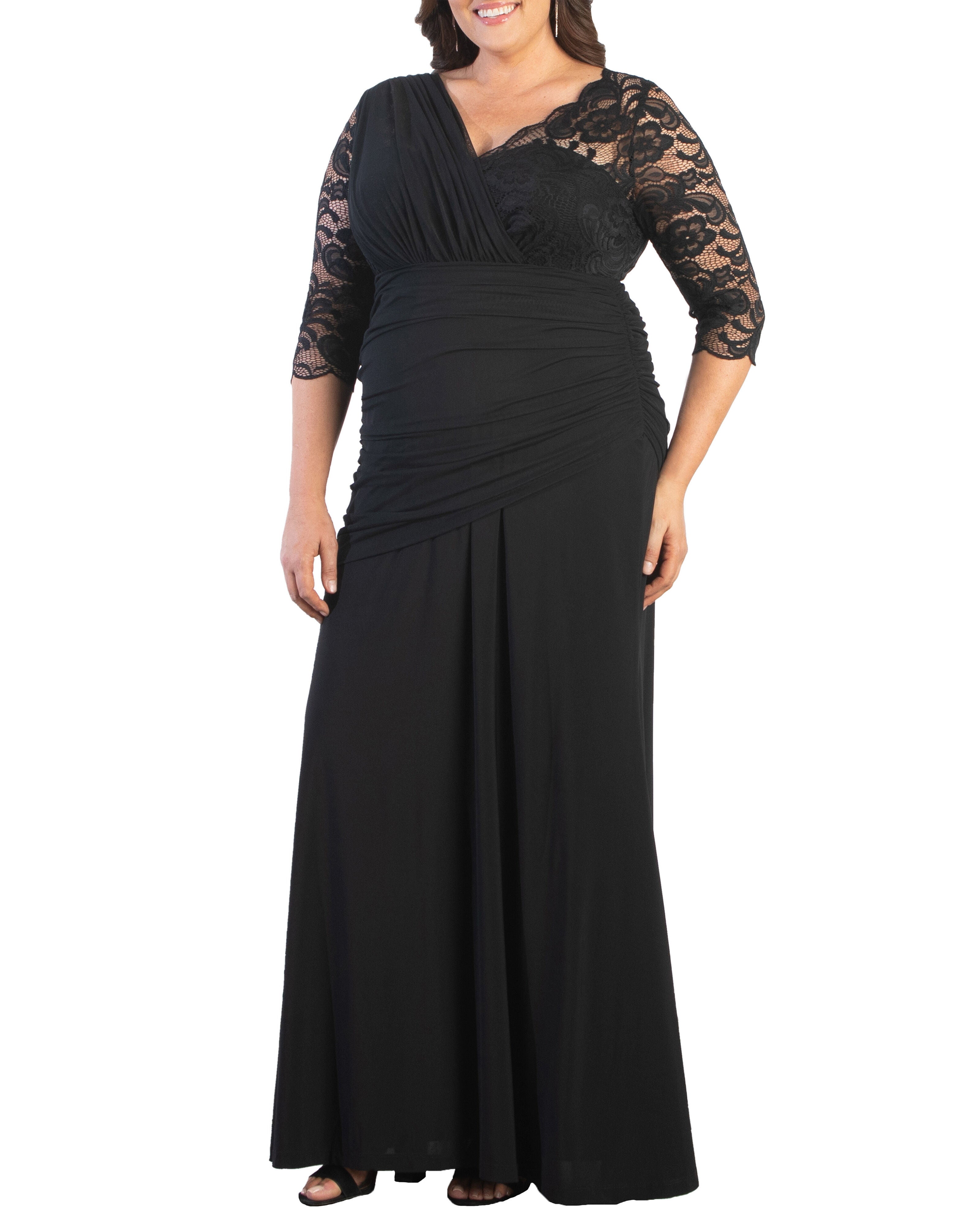 Soiree Evening Gown, ONYX / Black, hi-res image number 0