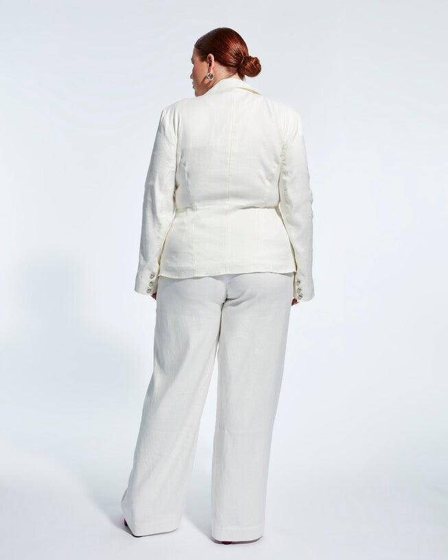 Mimi Blazer, White / White, alternate image number 3