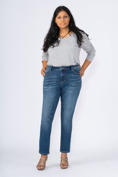 High Rise Ankle Skinny - Haisley