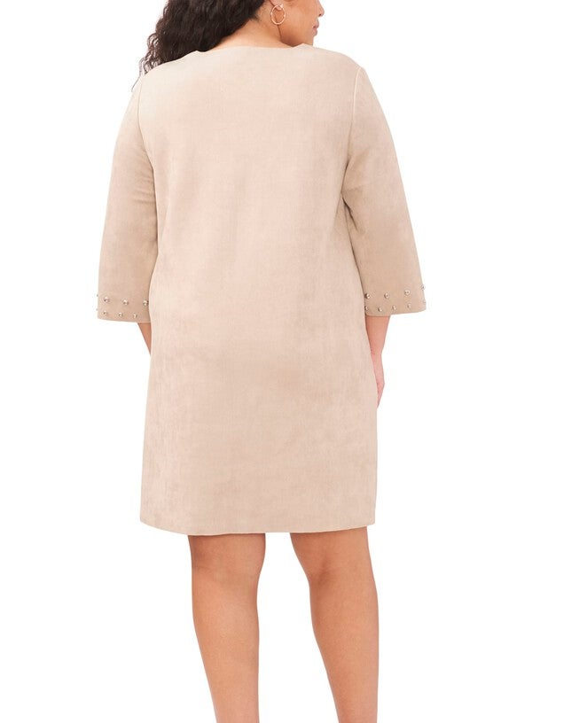 Ashanti Studded Dress, Latte / Cream, alternate image number null