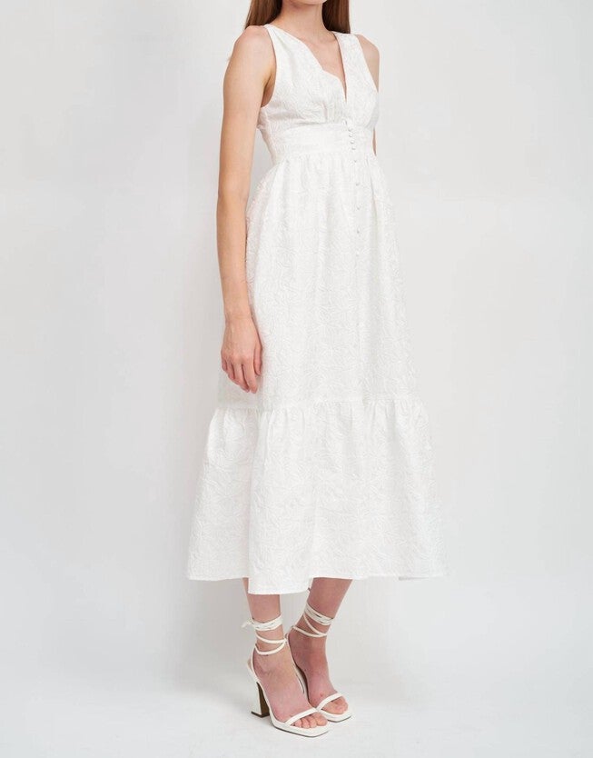 DAISY DRESS IN WHITE, , alternate image number null