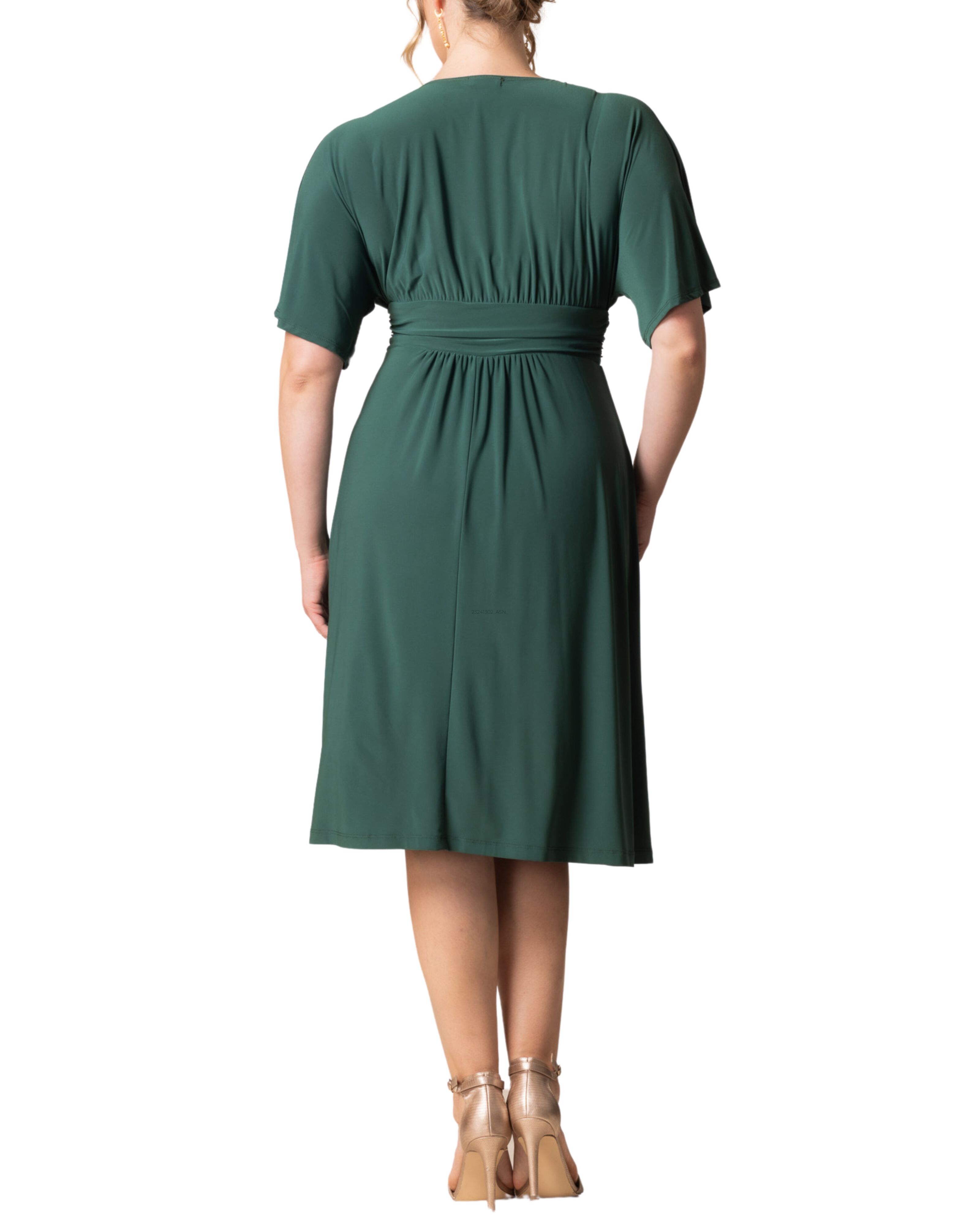 Gia Midi Dress, HUNTER GREEN / Hunter Green, alternate image number 1