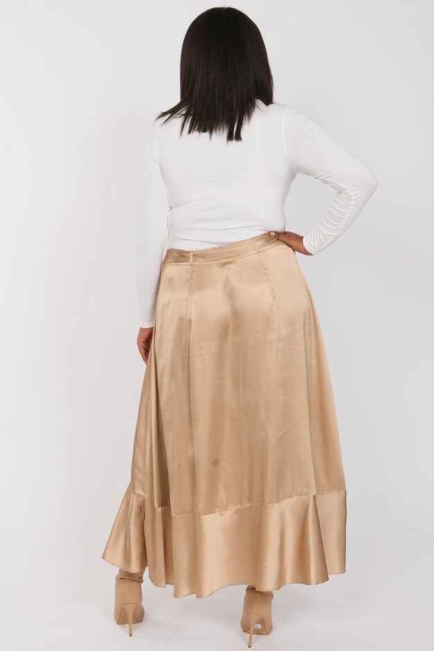 Juliette Wrap Skirt, Nude / Tan, alternate image number 1