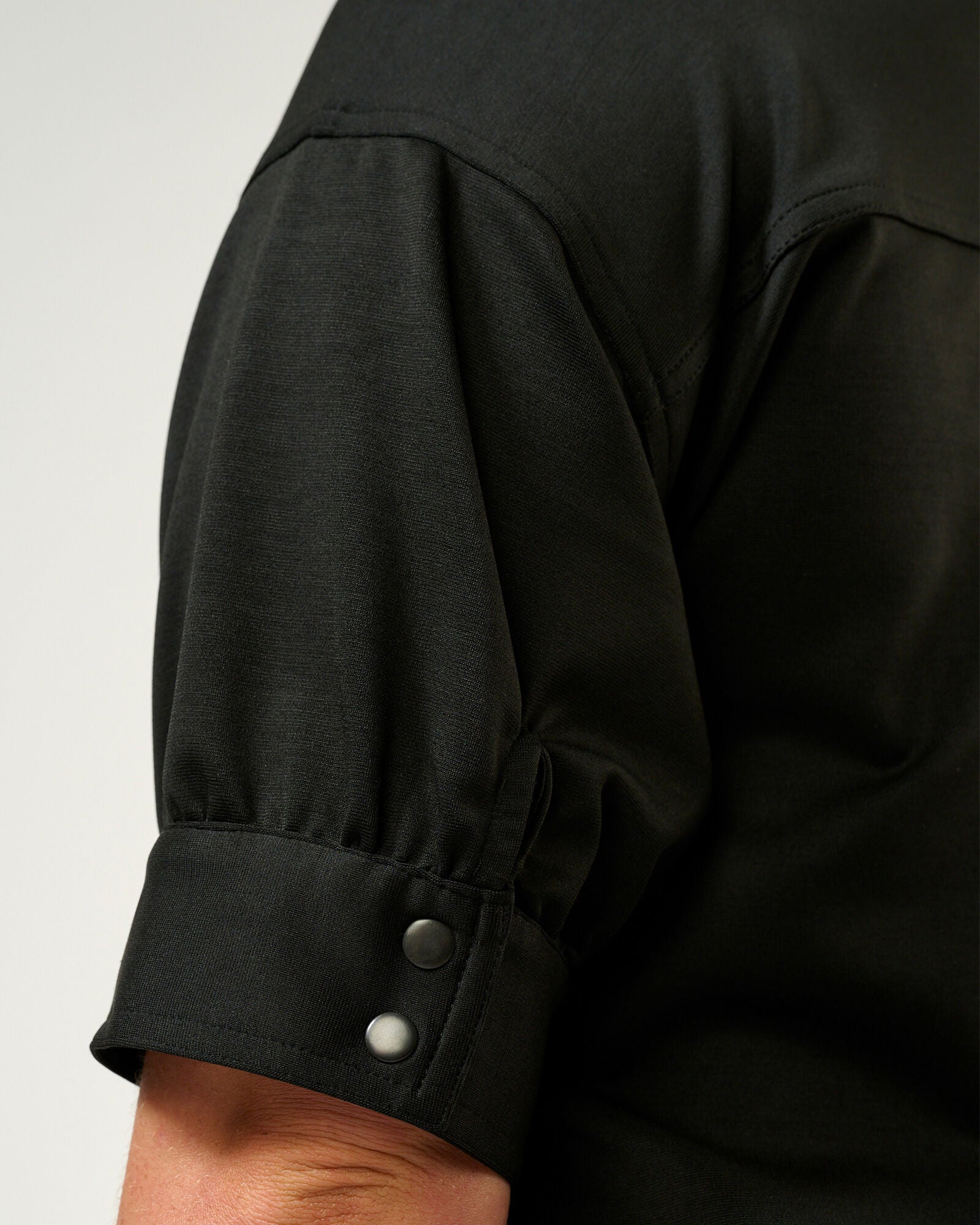 Jolene Short Sleeve Relaxed Top, Black / Black, alternate image number 5