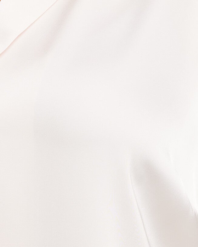 Amber Satin Button Up Shirt, Blush / Cream, alternate image number 3