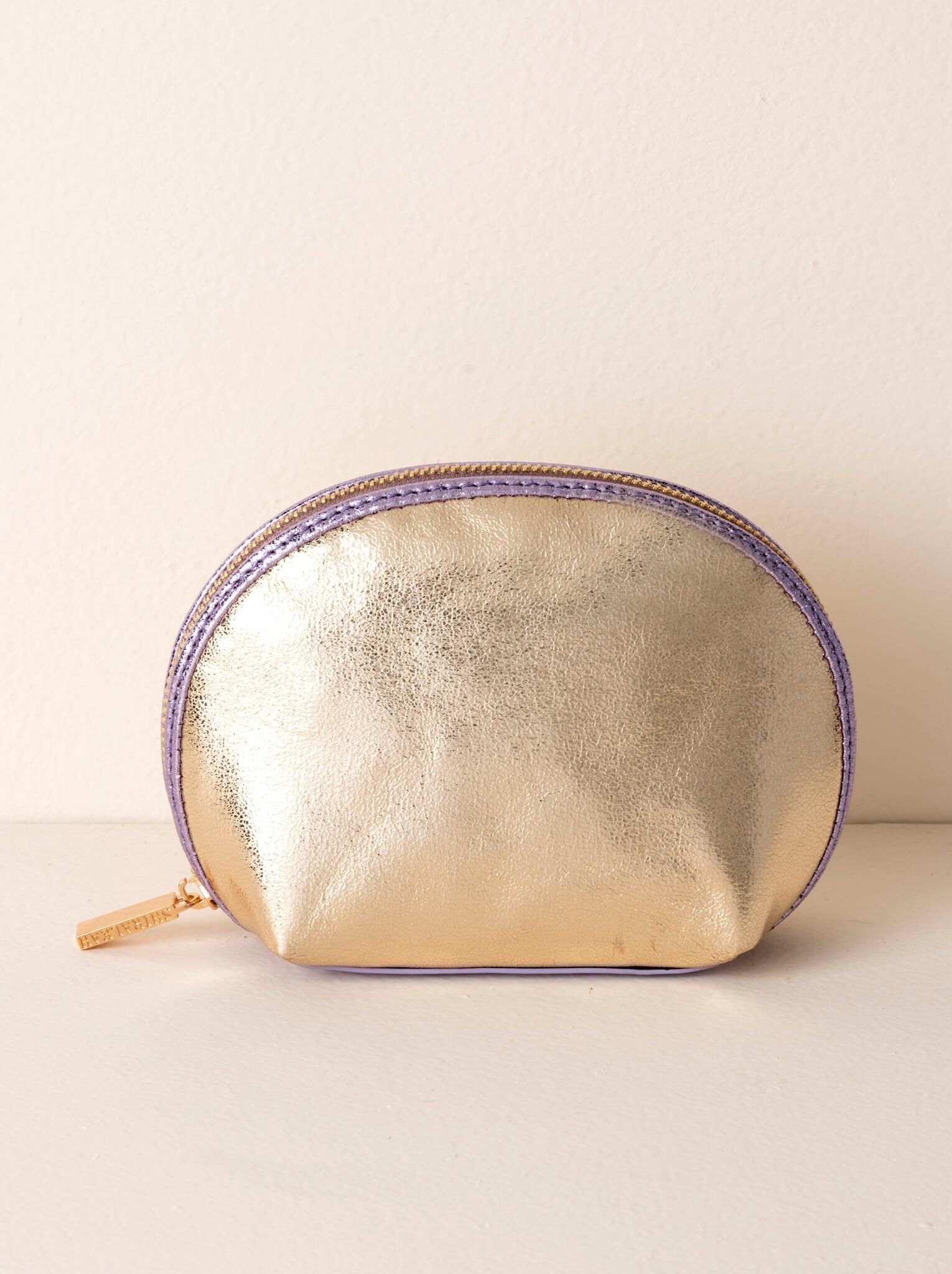 Skyler Cosmetic Pouch, Gold / Gold, hi-res image number 0