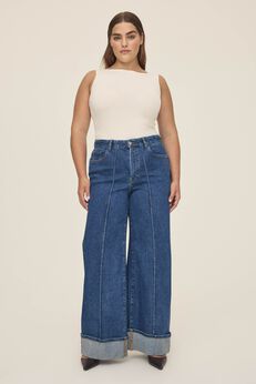 NCE PLUS - WIDE LEG JEANS | CUFF IT