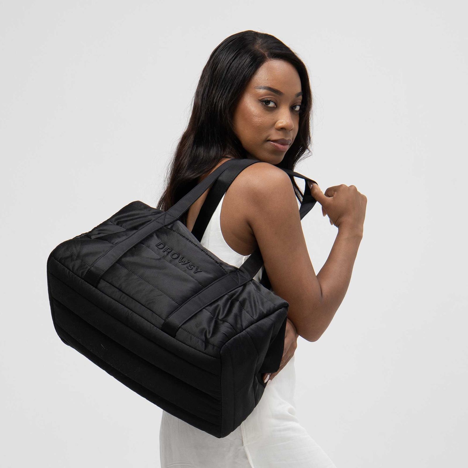 Silk Weekender, Black Jade / Black, alternate image number 3