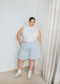 Belted Trouser Short