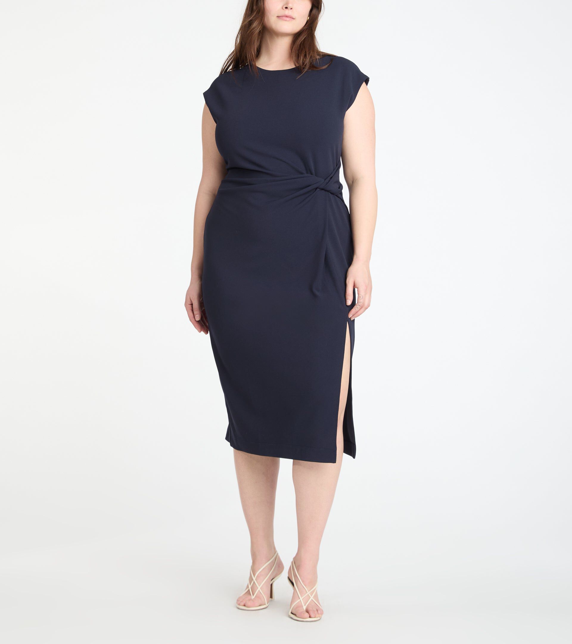 Sleeveless Cody Dress, Navy / Navy, alternate image number 1