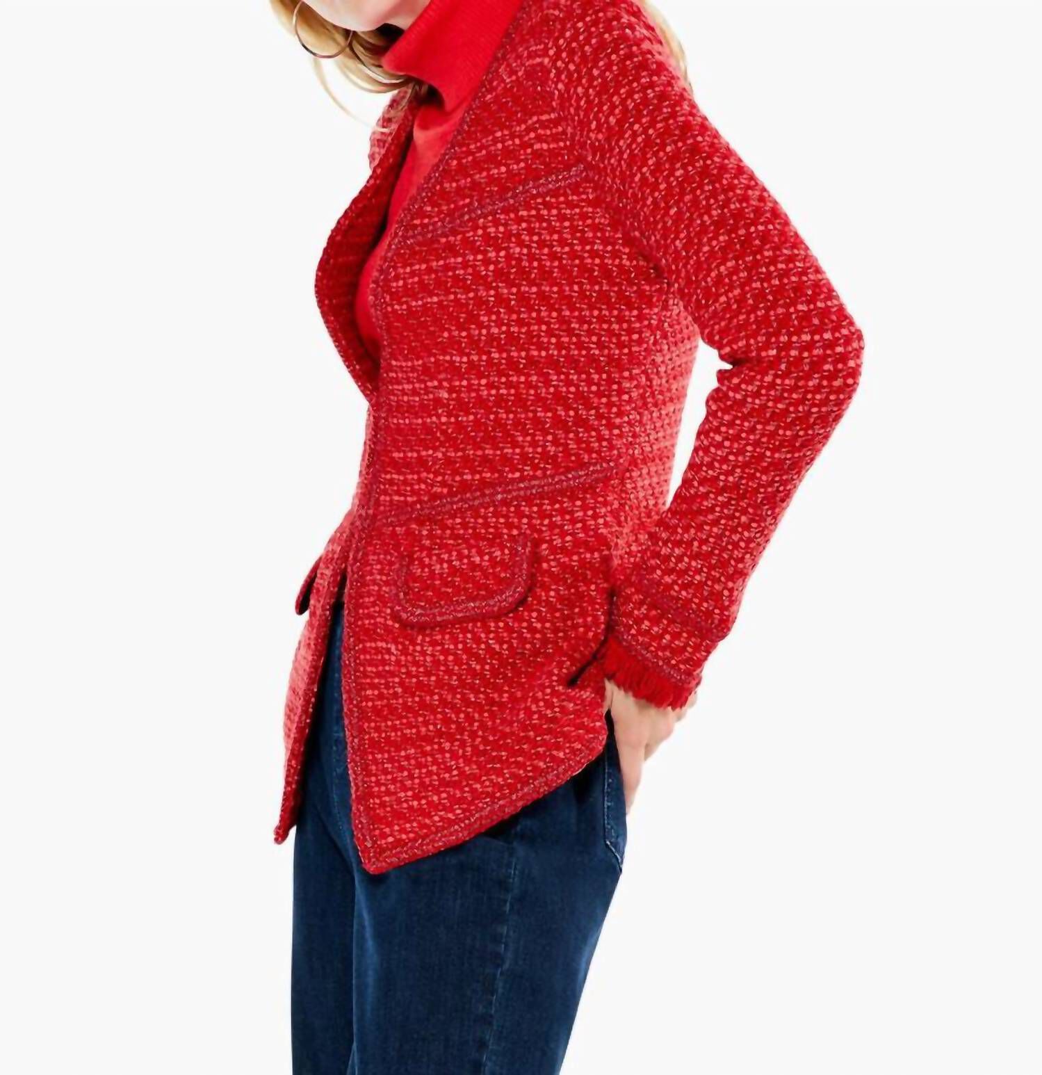 UP TEMPO JACKET IN RED MIX, , alternate image number 4