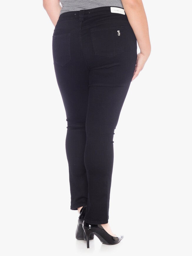 Stella High Rise Bootcut, SOLID BLACK / Black, alternate image number 2