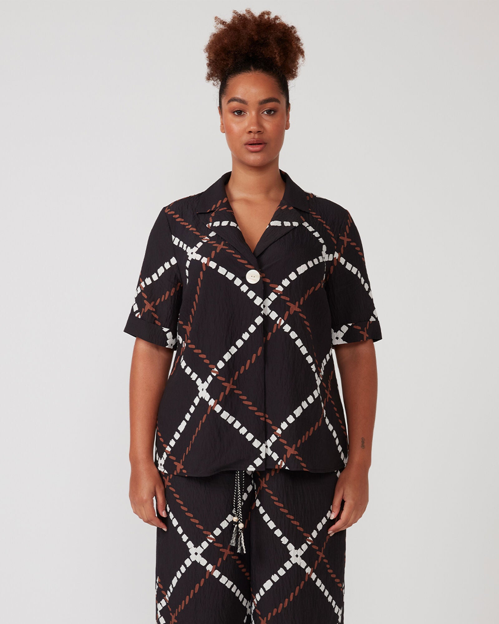 Marine Top, Print / Black, alternate image number 1