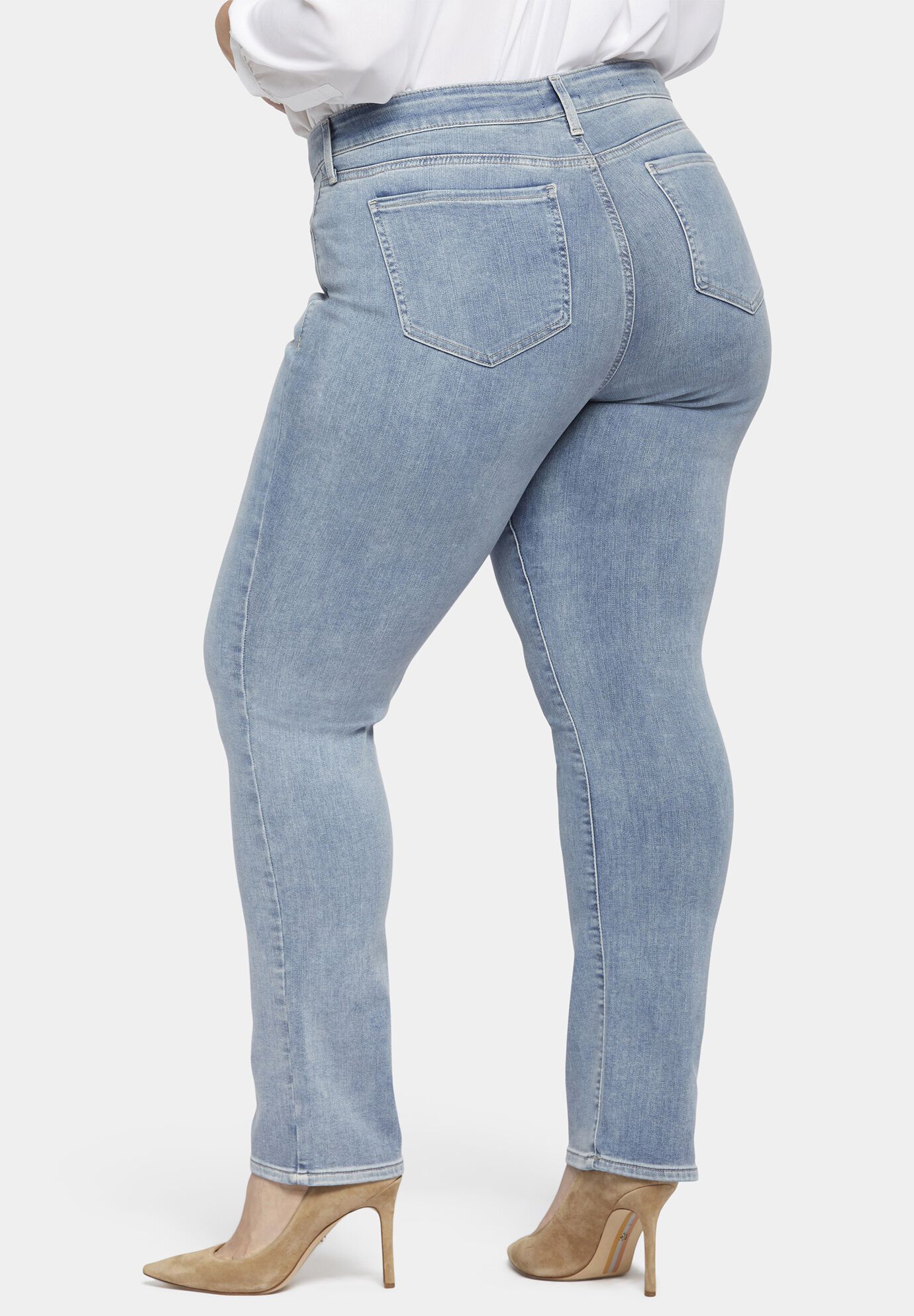 Marilyn Straight Pants, Haley / Light Wash, alternate image number 1