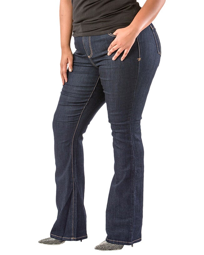 S&P Plus Size Olivia Basic 5-Pocket Style Slim Boot Jean, , alternate image number 7