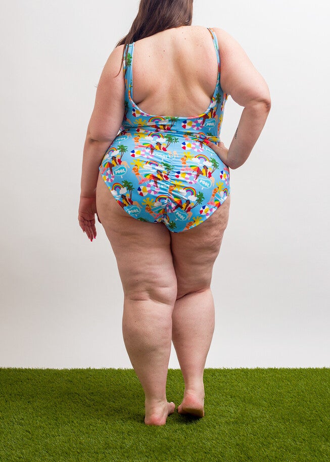 Poolside Printed One-Piece Swimsuit, , alternate image number 7