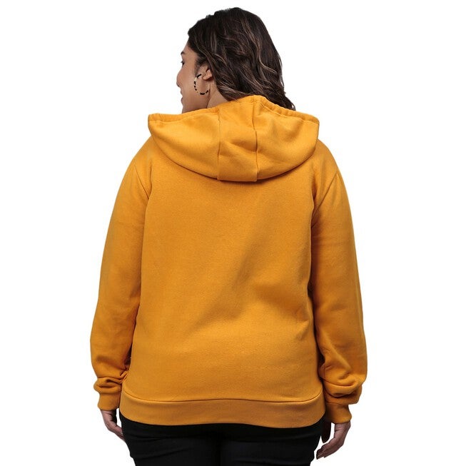 Solid Stylish Casual Hooded Sweatshirt, , alternate image number null