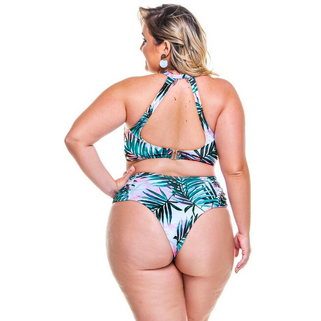 Draped Side Bikini Bottom New, Romance / Forest Green, alternate image number 1