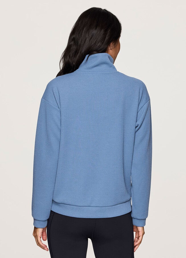 Plus Harbor Textured Pullover, Blue / Dusty Blue, alternate image number null