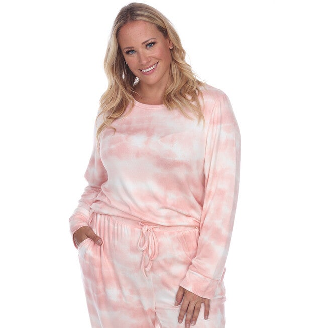 2 Piece Lounge Set, Pink TieDye / Pink, alternate image number null