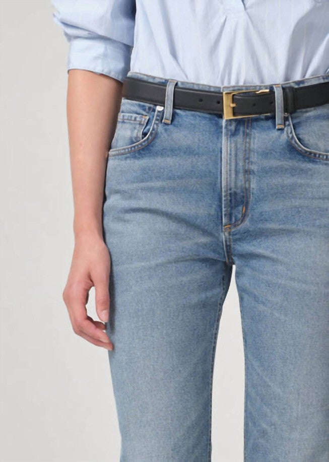 VIDIA MID RISE BOOTCUT JEANS, Saga / Azure Blue, alternate image number 4