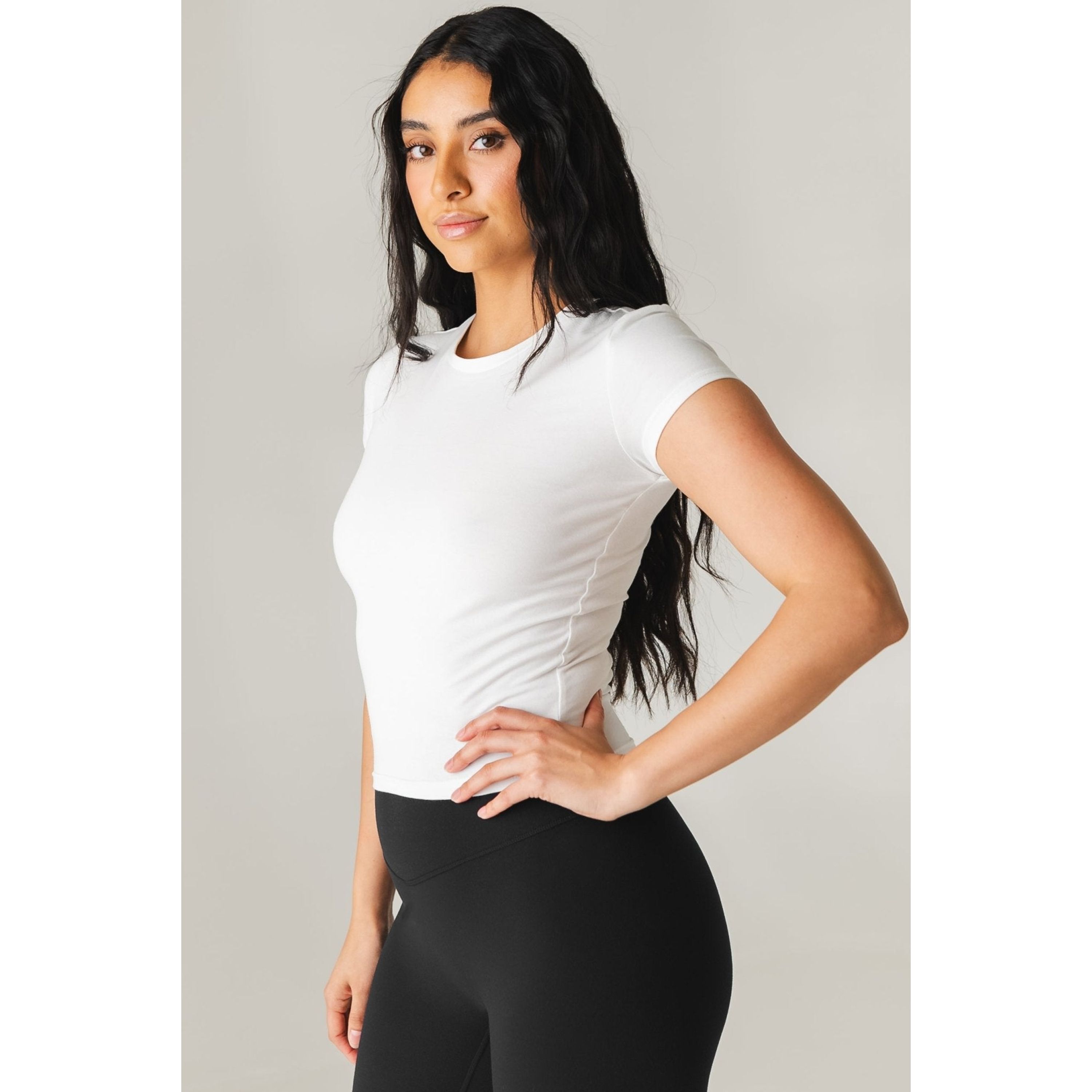 Basis Full Tee, Snow / White, alternate image number 2