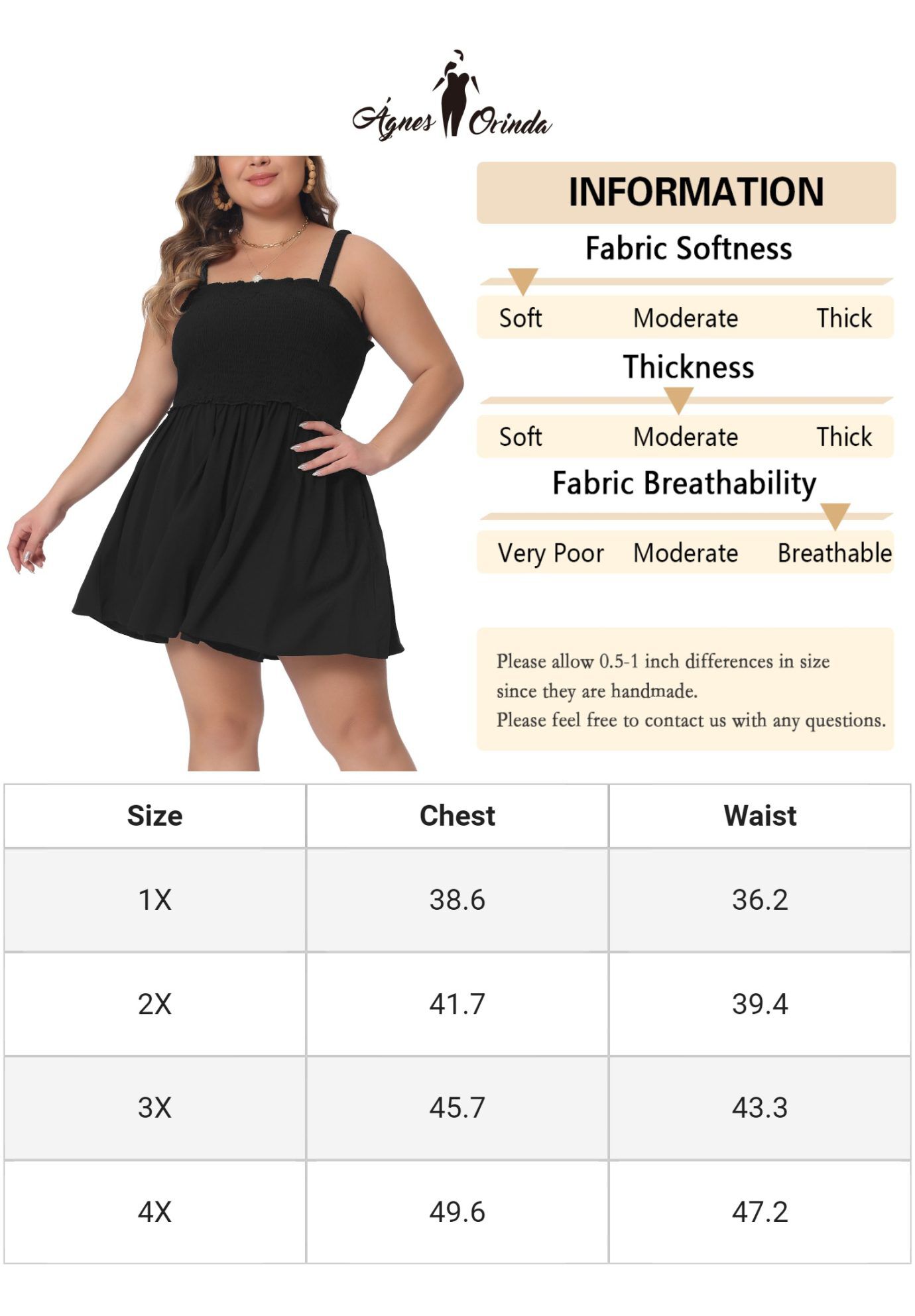 SLEEVELESS ROMPERS SQUARE COLLAR FLOWY SHORT JUMPSUIT, Black / Black, alternate image number 4