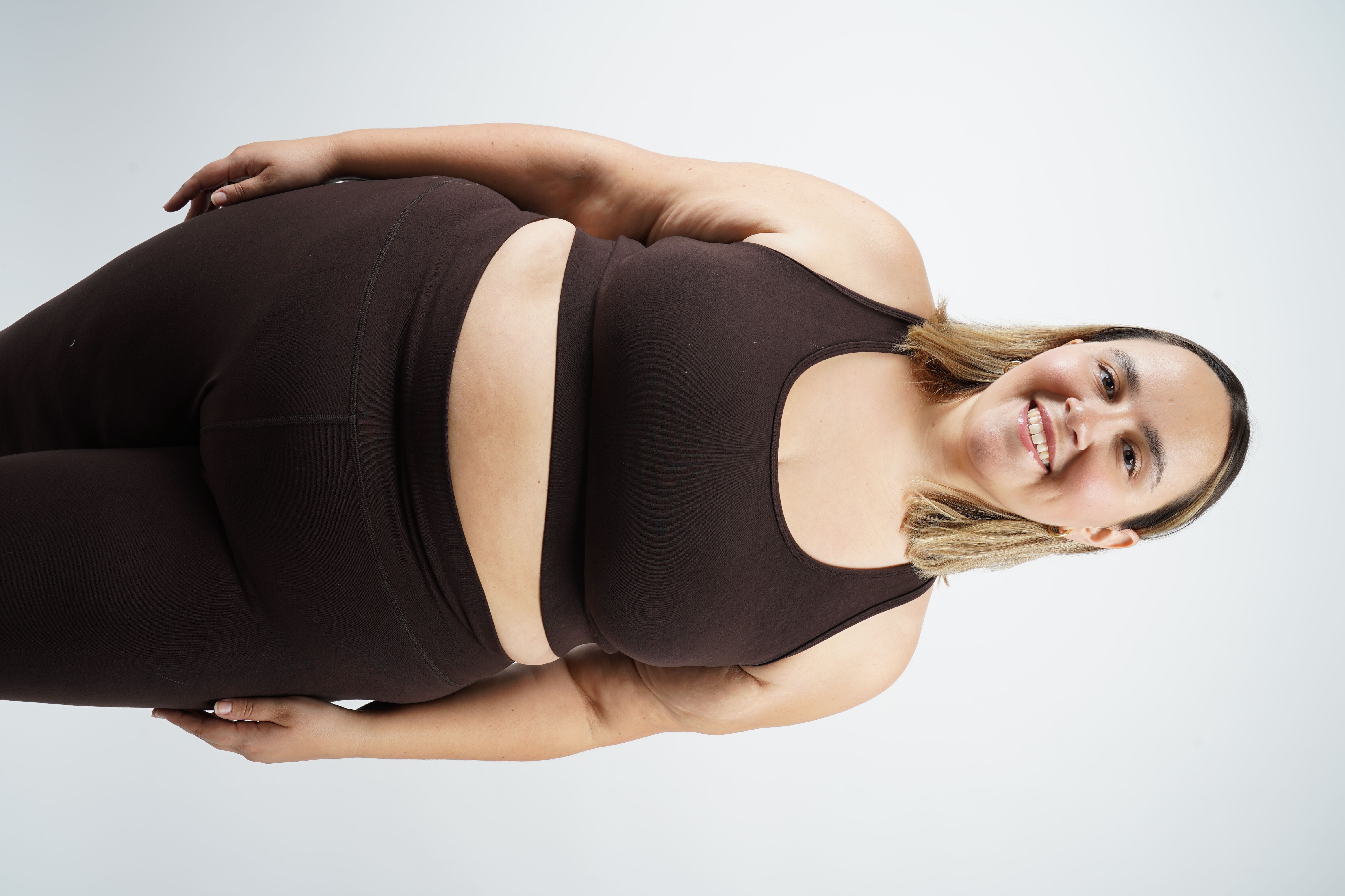 Aspen Sports Bra, Cocoa / Brown, alternate image number 2