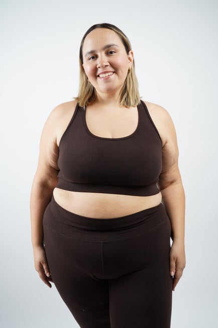 Aspen Sports Bra, Cocoa / Brown, alternate image number 2