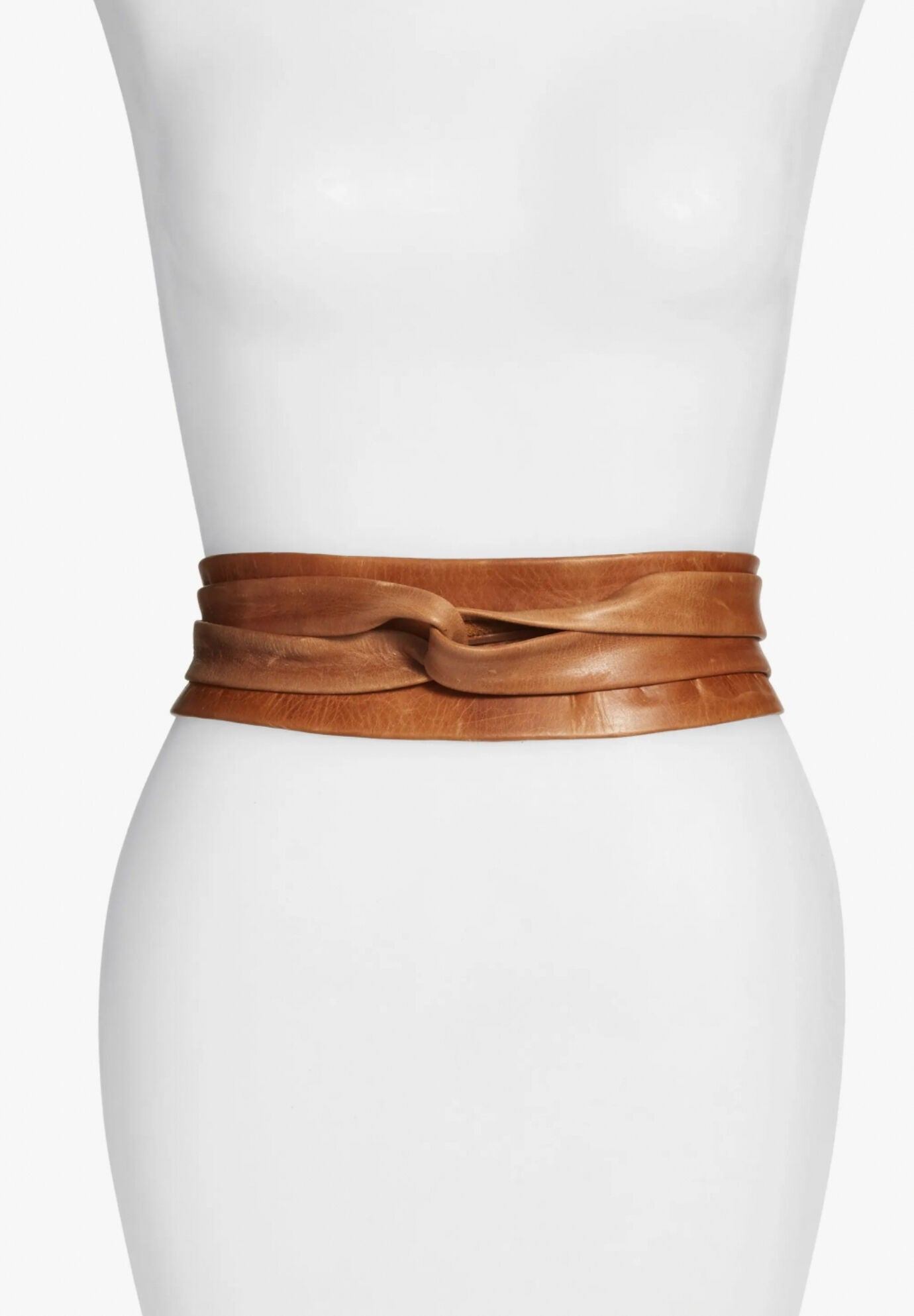 Classic Wrap Belt, Cognac / Tan, alternate image number 2