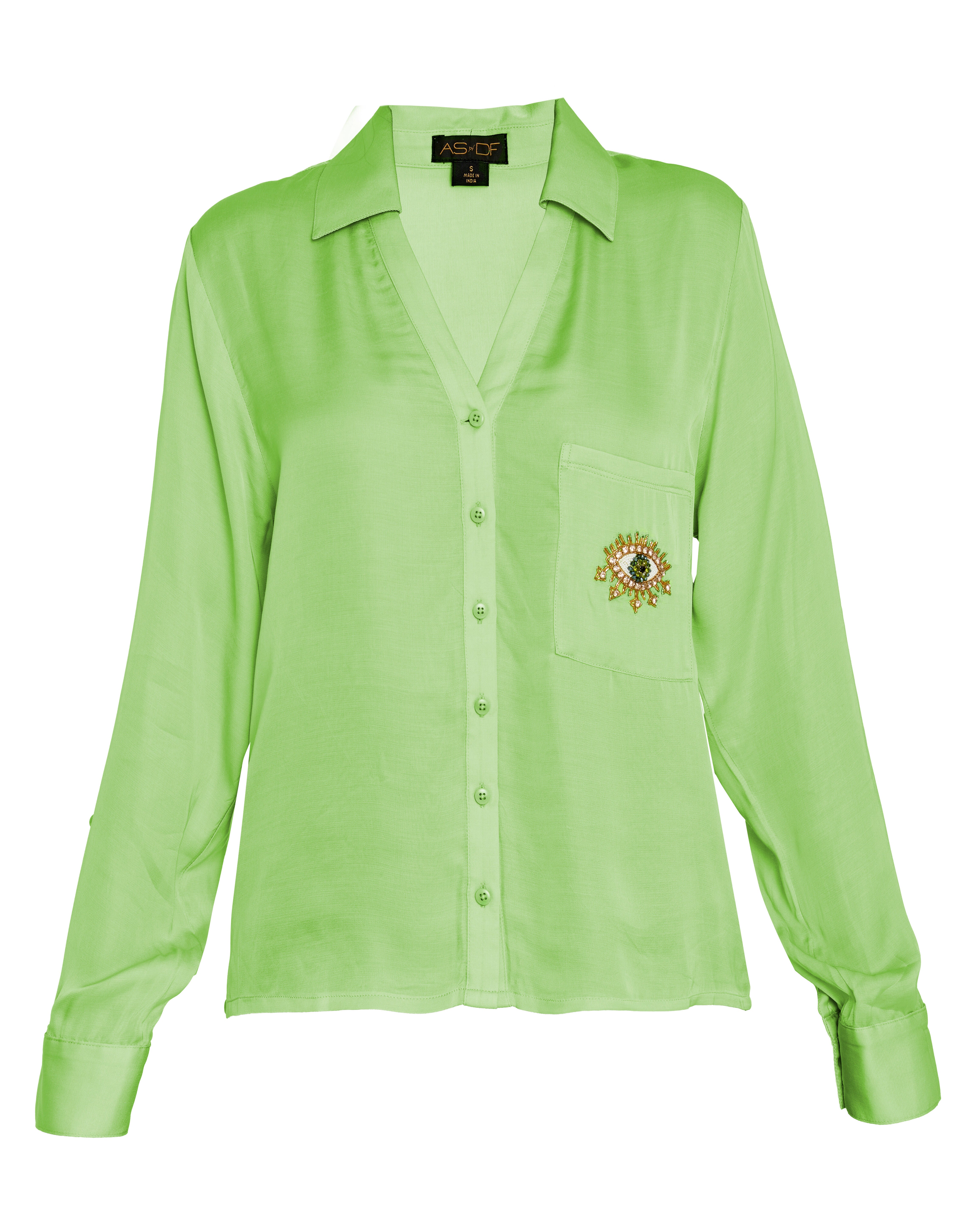 Evil Eye Blouse, Paradise Green / Light Green, hi-res image number 0