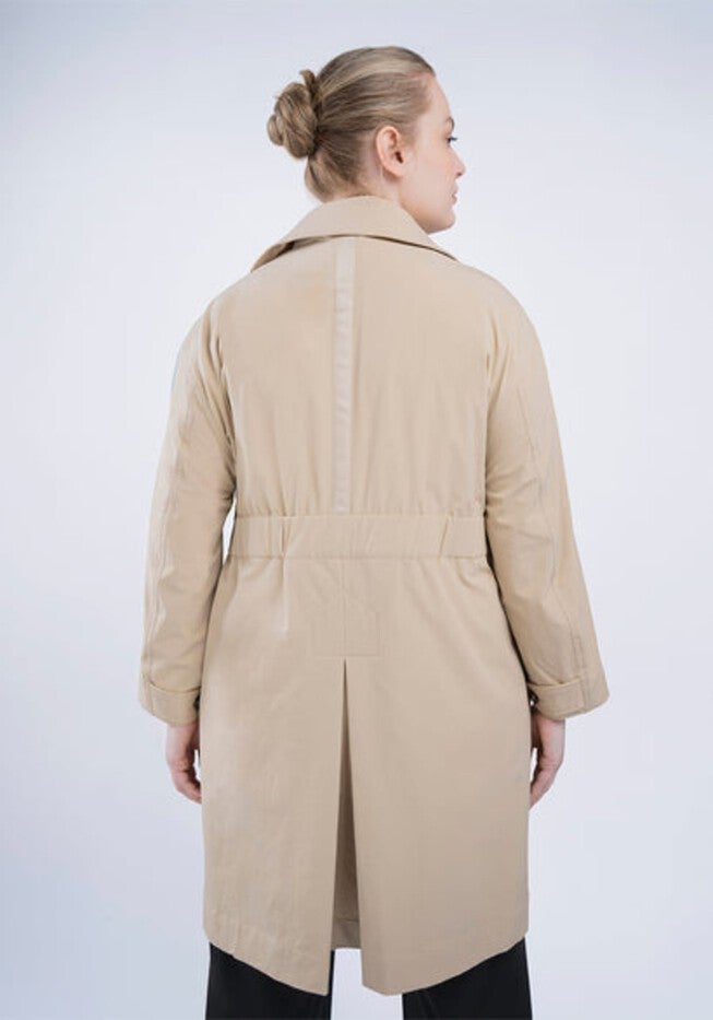 SEE ROSE GO WATER RESISTANT TRENCH COAT, Stone / Beige, alternate image number 2