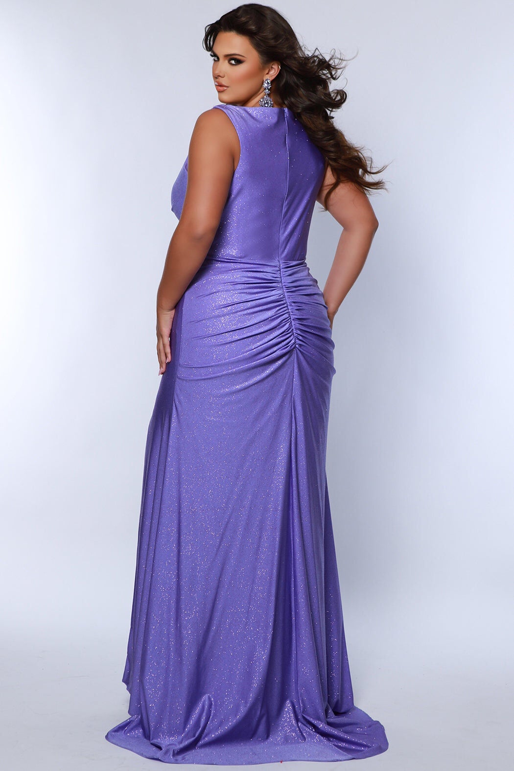 VALLEY GIRL EMPIRE FORMAL GOWN, Lilac / Lilac, alternate image number 1