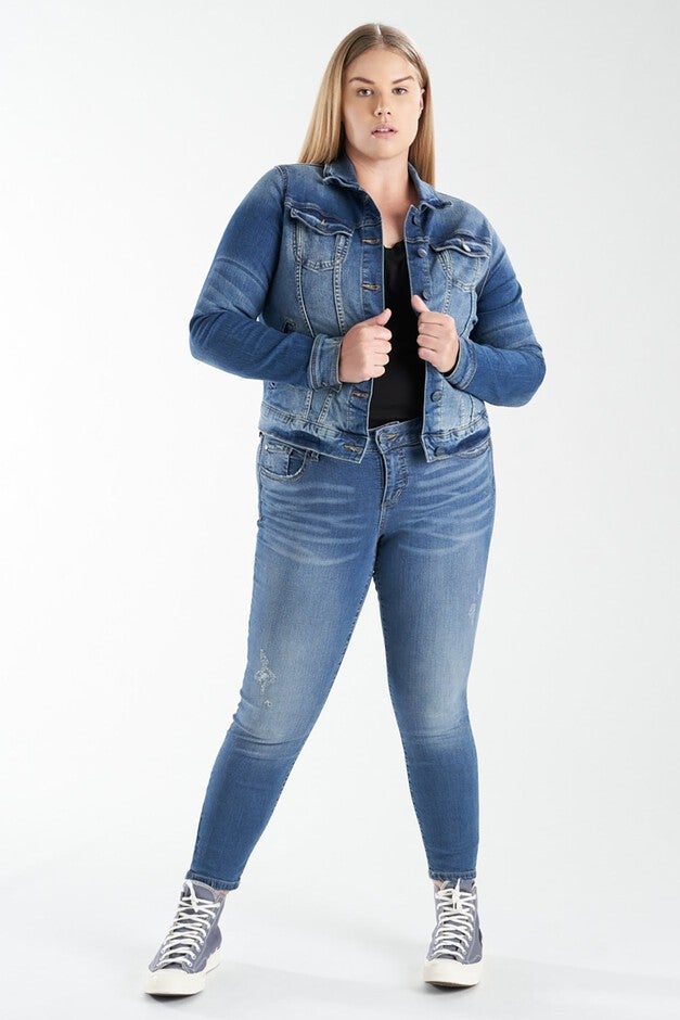 Denim Jacket, HAYDEN / Medium Wash, hi-res image number 0