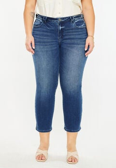Candice Mid Rise Slim Straight (Plus Size)