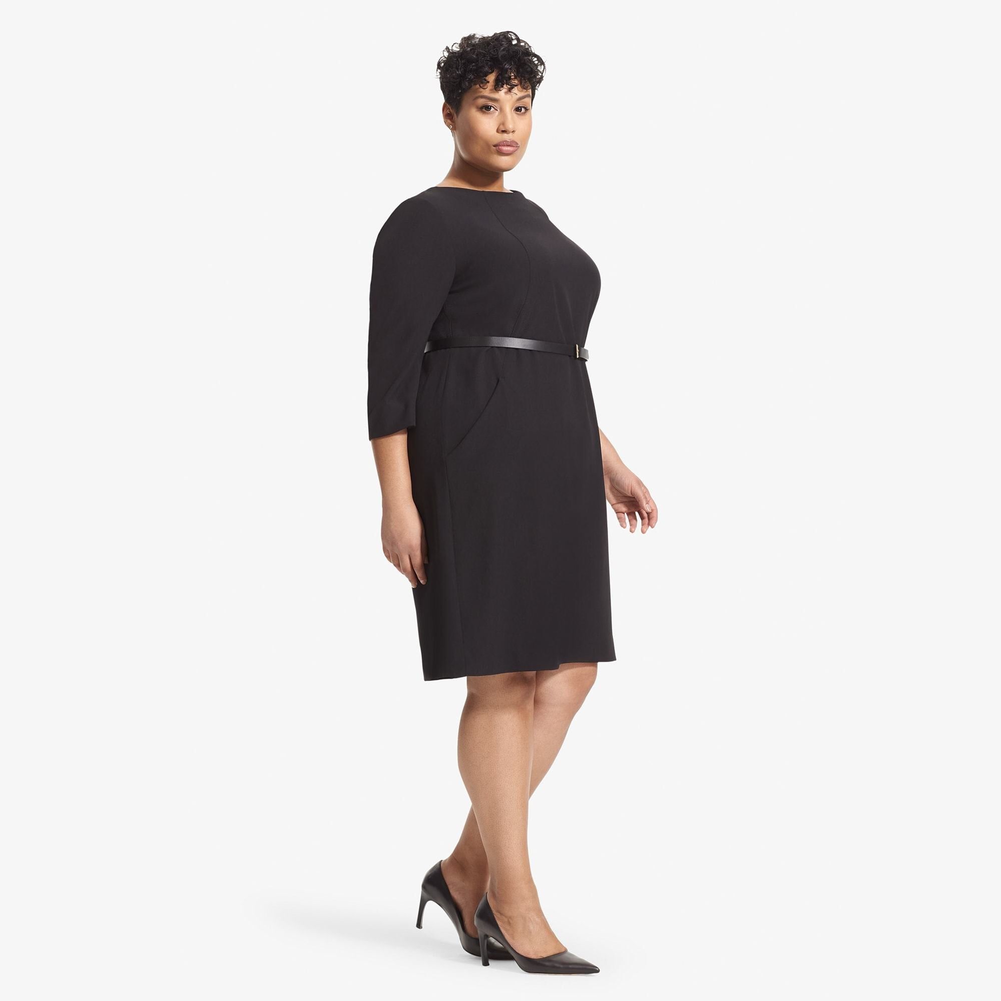 Etsuko Dress :: Black, Black / Black, alternate image number 1