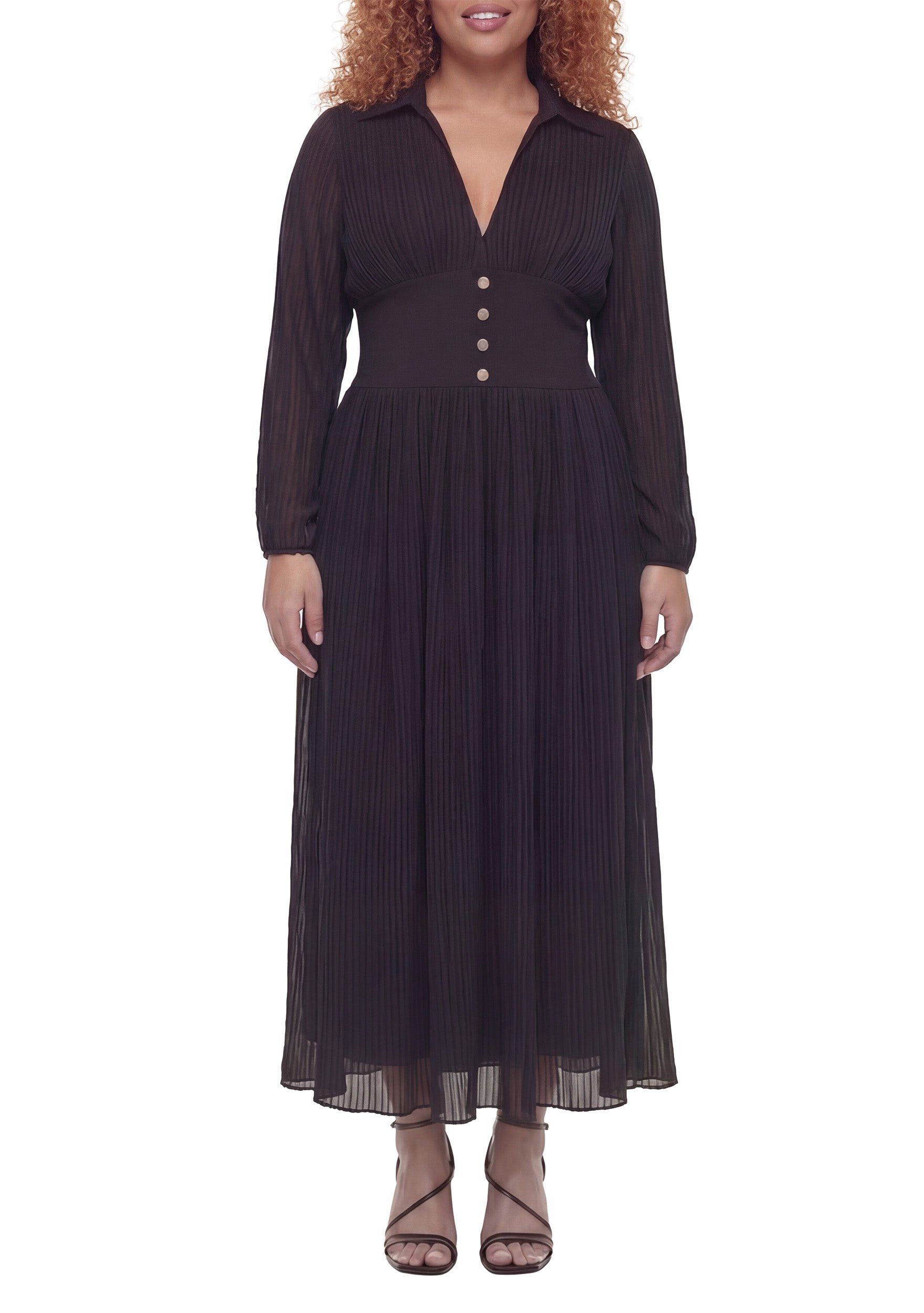 Hazel Dress, Black / Black, hi-res image number 0