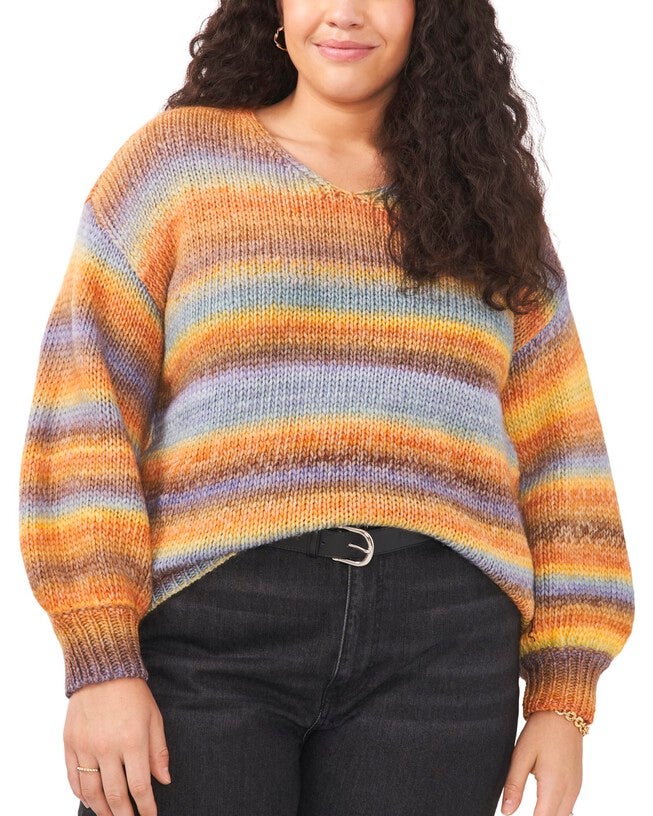 Maddie Roving Sweater, Citrus Spice / Orange, hi-res image number 0