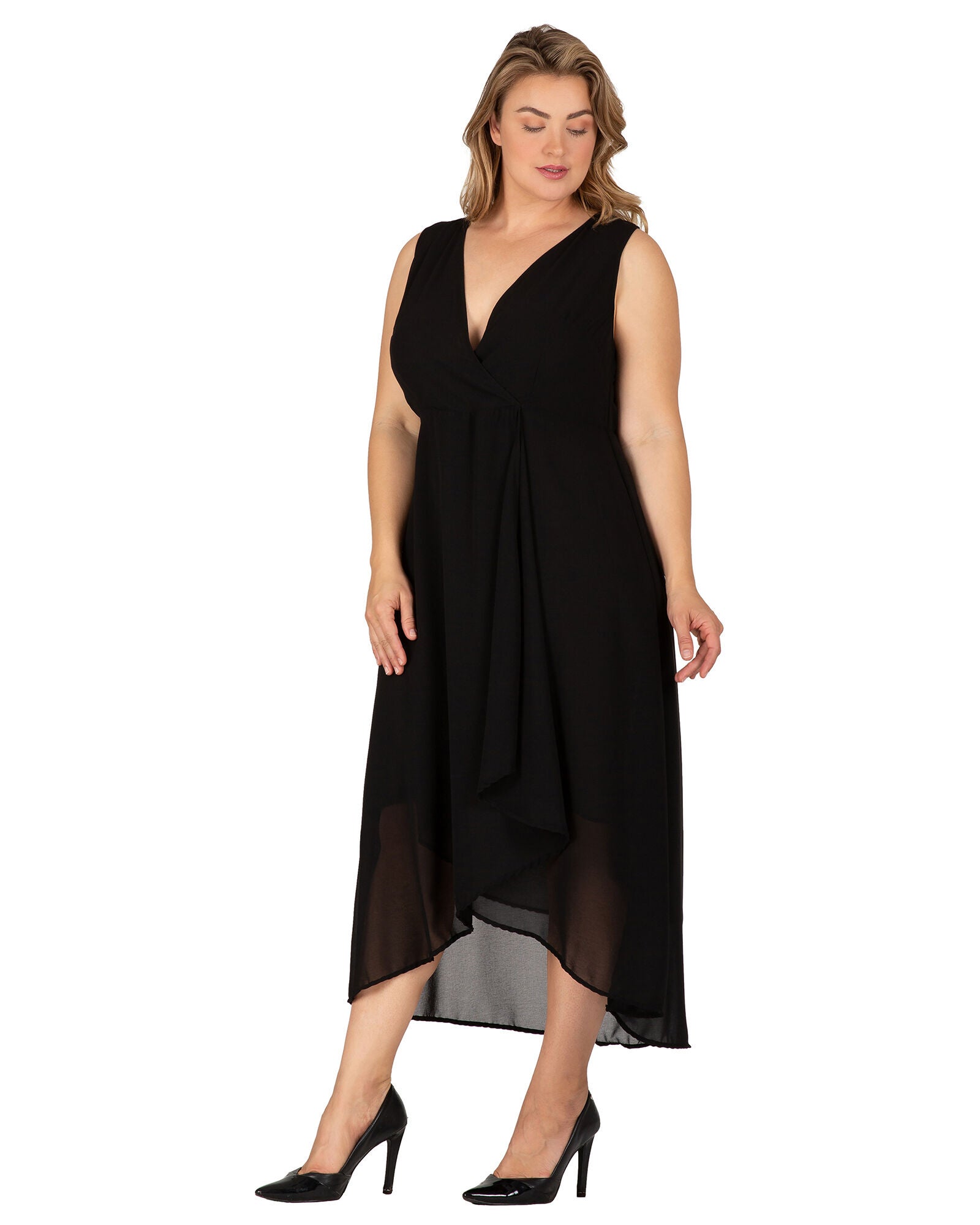 Leia High Low Maxi Dress, , alternate image number 7