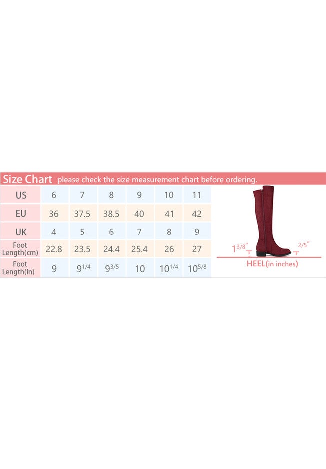 Side Zipper Chunky Heels Knee High Boots, Green / Forest Green, alternate image number 4