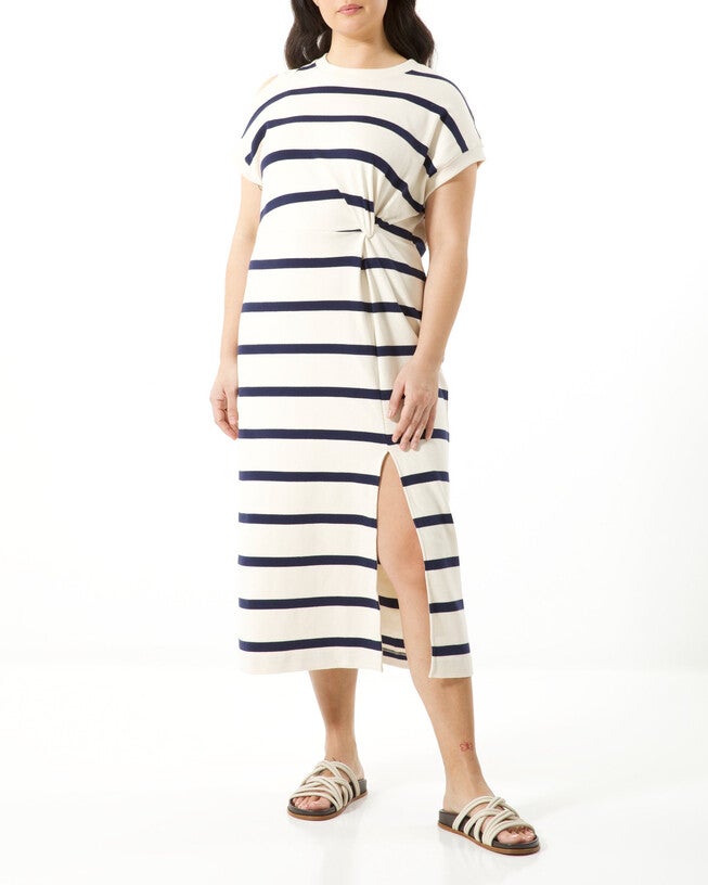 Charlie Dress, CREAMMARITIME BLUE / Cream, hi-res image number 0