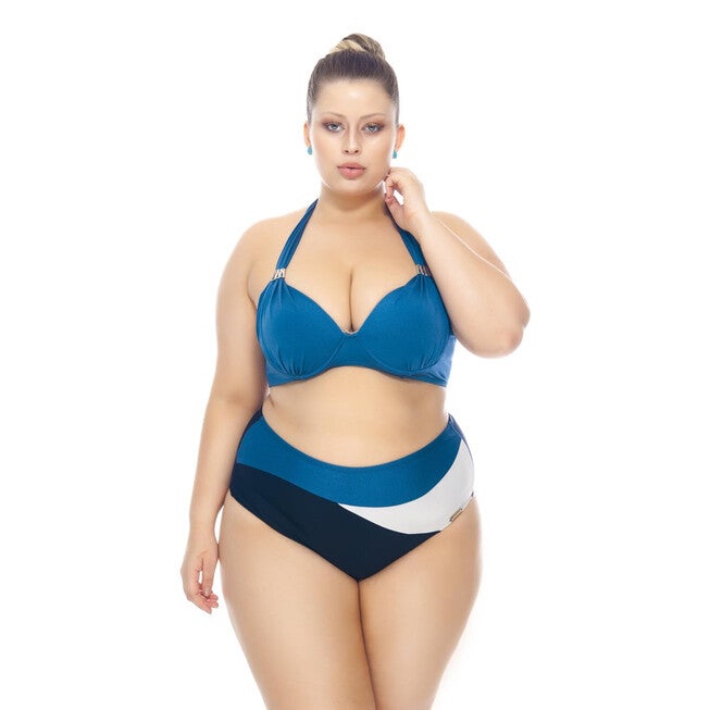 Swim Bottom In 3 Colors, Black / Black, hi-res image number null